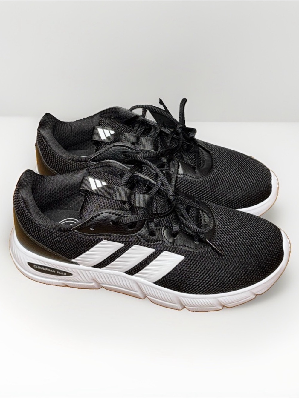 Adidas Cloudfoam Flex - Laces Black Sneaker, women’s Size 8, 1955469 - NEW